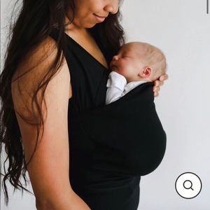 Lalabu Soothe Baby Carrying Shirt- Black Large